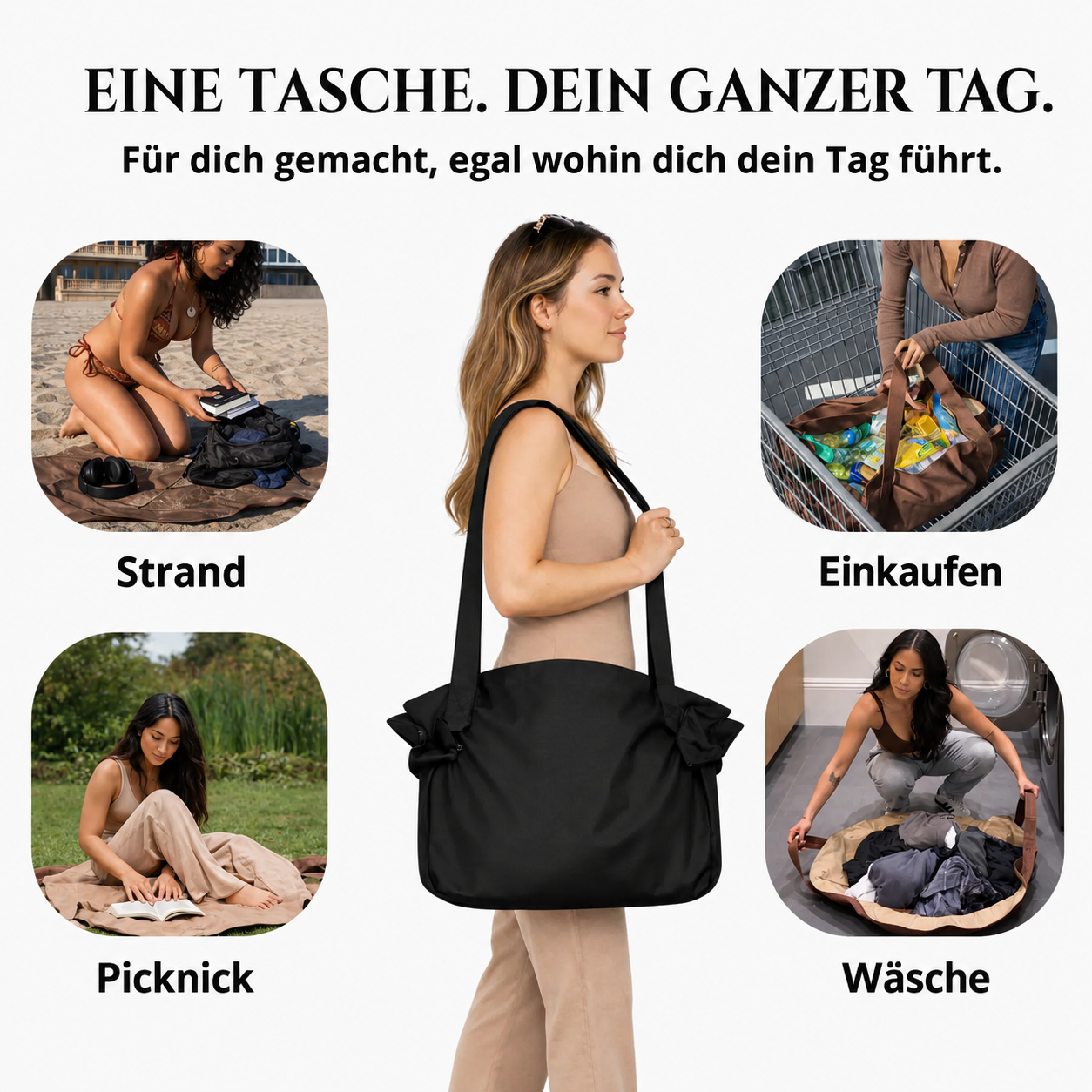 CarryAll™ – Die Tasche, die wirklich alles mitnimmt